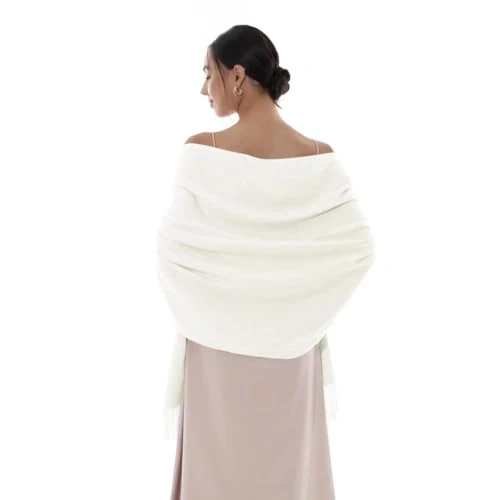 Oferta limitada: RIIQIICHY Bufanda Grande para Mujer, Chal y Estola para Bodas y Fiestas de 23.99 € a 19.54 € (ahorro 19%)