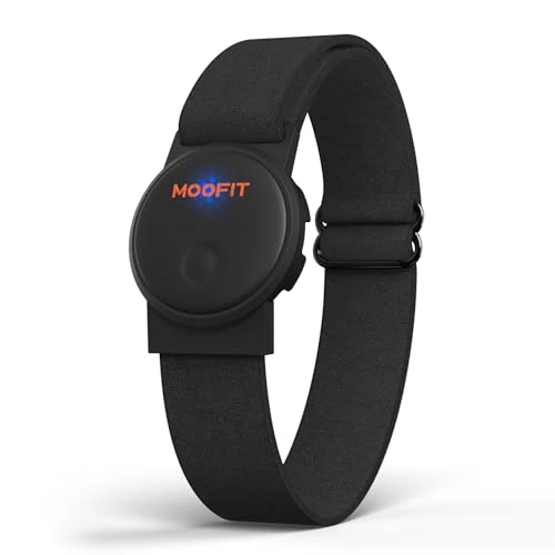 Offerta a tempo: moofit HW401 Fascia Cardio da Braccio, Cardiofrequenzimetro Fascia Cardio Bluetooth ANT+ — 10% da 32,99 € a 29,69 €