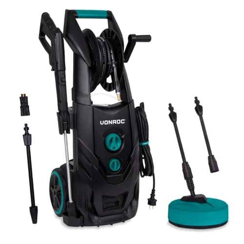 Offerta a tempo: VONROC Idropulitrice ad alta pressione 2500W, Motore a Induzione, 195 Bar - 0.00% da 239.95 € a 239.95 €