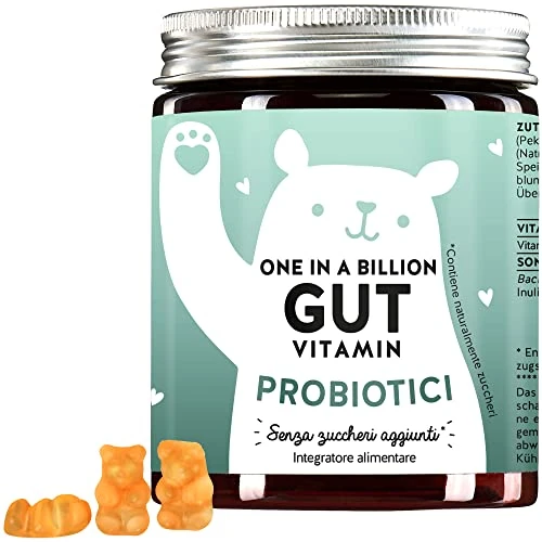 Oferta limitada: One in a Billion – GUT Vitamin – Complejo de cultivos bióticos – Bacillus coagulans, Inulina y Vitamina B6 – Vegano, sin azúcares añadidos – 60 unidades (1 mes) – Bears with Benefits de 24.90 EUR a 20.40 EUR (ahorro 18%)