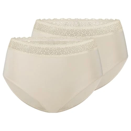 Limited-time offer: Triumph Women's Feel of Modal Midi 2p Underwear, Creamy Dream, XS from 20.00 £ to 19.00 £ (save 5%)