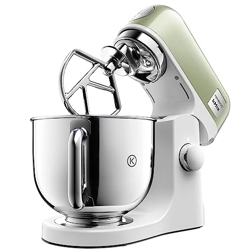 Zeitlich begrenztes Angebot: Kenwood kMix Editions KMX760GR Küchenmaschine, 5 l Edelstahl Schüssel, Safe-Use-Sicherheitssystem, Metallgehäuse, 1000 Watt, inkl. 3-Teiligem Patisserie-Set und Spritzschutz, Grün Metallic von 329.00 € auf 329.00 € (0.00% Raba