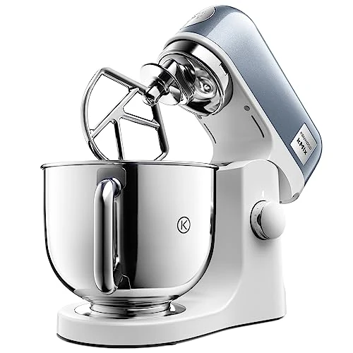 Oferta limitada: Kenwood kMix - Robot pastelero multifunción con cuenco de acero inoxidable 5 L, motor 1000 W, cuerpo de metal, kit pastelería 3 accesorios y tapa antisalpicaduras, azul (KMX760ABL) de 479.90 € a 479.90 € (ahorro 0.00%)