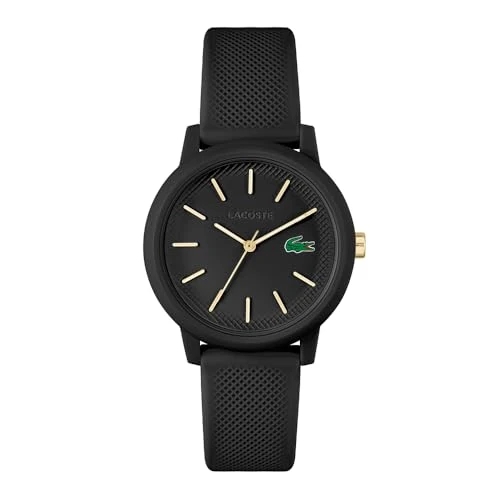 Begrenztes Angebot: Lacoste Analog Quarzuhr für Herren oder Damen Kollektion Lacoste.12.12 mit einem stilvollen Silikonarmband mit Petit Piqué-Textur von 98.13 EUR auf 52.99 EUR (Rabatt 46%)