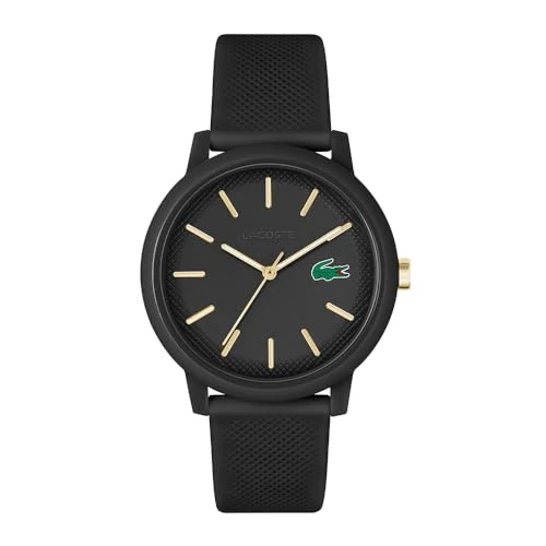 Offre limitée : Lacoste Montre Analogique à Quartz pour Homme Collection LACOSTE.12.12 avec Bracelet en Silicone Noir - 2011233 de 69.95 € à 65.99 € (6% de remise)