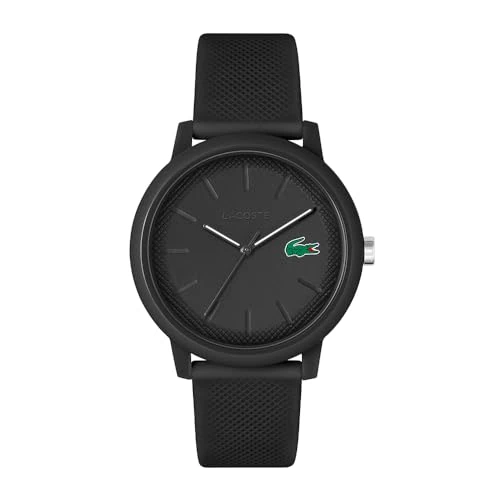 Offre limitee: Lacoste Montre Analogique à Quartz pour Homme Collection LACOSTE.12.12 avec Bracelet en Silicone Noir - 2011171 de 99.00 EUR a 59.99 EUR (economie 39%)