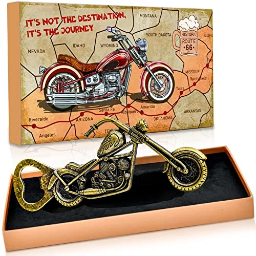 Limitiertes Angebot: Weihnachtsgeschenke für Männer Papa Opa Bruder - Bier Flaschenöffner Motorrad Ausgefallene Witzige Geschenke für Männer Die Alles Haben Schwager Vater Ihn Partner Herren Originelle Geschenke Oldtimer von 7.99 EUR auf 6.79 EUR (Spare 15%)
