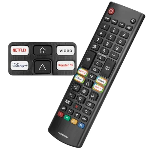 Oferta limitowana: Uniwersalny zamiennik pilota do telewizora LG-Smart-TV-Remote, ulepszony pilot do telewizora LG na podczerwień, z Netflix, Prime Video, Disney+, rakuten TV z 49.99 zł na 49.99 zł (oszczędź 0.00%)