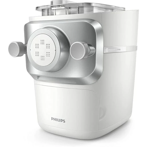 Oferta limitada: Philips Máquina Para Hacer Pasta 7000 Series - Tecnología ProExtrude, Totalmente Automática, Tecnología De Mezcla Perfecta, 6 Discos Para Dar Forma, Blanco (HR2660/00) de 249.99 EUR a 206.00 EUR (ahorro 18%)