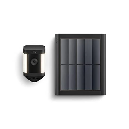 Offerta a tempo: Ring videocamera Plus con faretti a energia solare (Spotlight Cam Plus) | Telecamera di sorveglianza per esterno con video HD, audio bidirezionale, fai-da-te | Ring Home: 30 gg. prova gratuita - 48% da 209.98 € a 109.99 €
