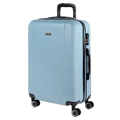 Limited-time offer: ITACA - Rigid Suitcase Medium Size - ABS Medium Suitcase 65cm Hard Shell Suitcase - Lightweight 20kg Suitcase with TSA Combination Lock - Lightweight and Resistant Travel Medium Size Suitc, Light Blue from 68.75 GBP to 68.75 GBP (save 0%)