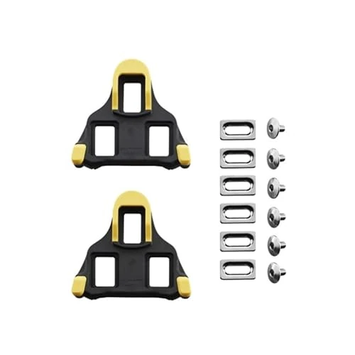 Zeitlich begrenztes Angebot: SHIMANO Spares SM-SH11 SPD SL-Schuhklemmen, mittig schwenkbar, Gelb 6 Grad von 15.48 € auf 15.48 € (0.00% Rabatt)