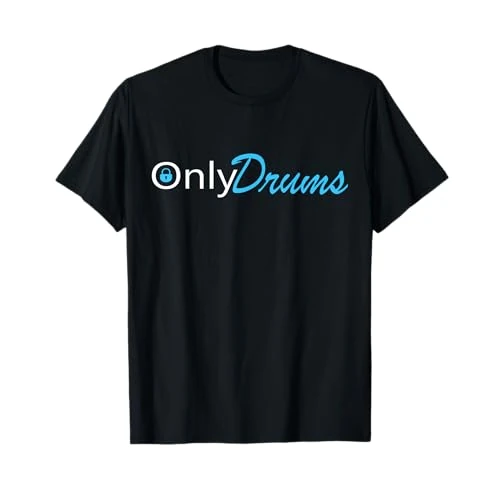 Offerta a tempo: Regalo per batterista Only Drums Maglietta - 15% da 16.99 € a 14.44 €