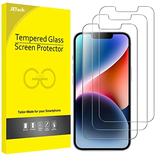 Offre limitée : JETech Verre Trempé pour iPhone 14, Lot de 3 de 7.99 € à 7.99 € (0.00% de remise)