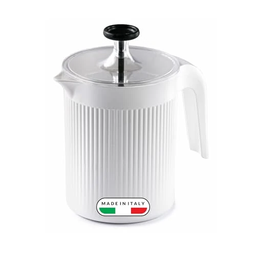 Snips 000968 | Cremix - Cappuccino Milk Frother - Cappuccinatore | Kolor biały - 0,50 LT |10 x 14,50 x 15,30 cm | Made in Italy |0% BPA i phthalate free