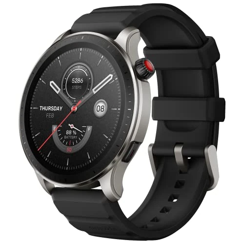 Offerta a tempo: Amazfit GTR 4 Smartwatch Orologio Intelligente, Dual Band GPS, 6 Posizioni Satellitari, 150 modalità Sportive, Riproduzione di Musica, Telefonate Bluetooth, Alexa, AMOLED, SpO2, Cardiofrequenzimetro - 40% da 190.00 € a 113.90 €
