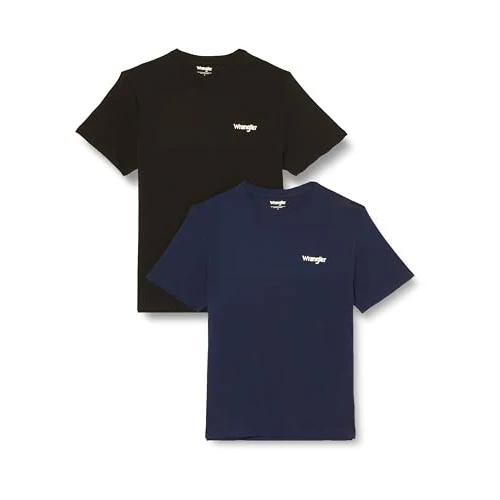 Wrangler T-shirt voor heren, blauw, M