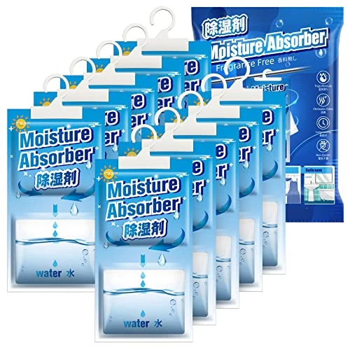 Offerta a tempo: CONOPU 10 Pack x 248g(2.5kg) Deumidificatori Armadio, per Eliminare Assorbire Umidità, per Seminterrati, Armadi, Lavanderie, contro Odore Sgradevole Confezioni Senza Profumo - 13% da 24.99 € a 21.79 €