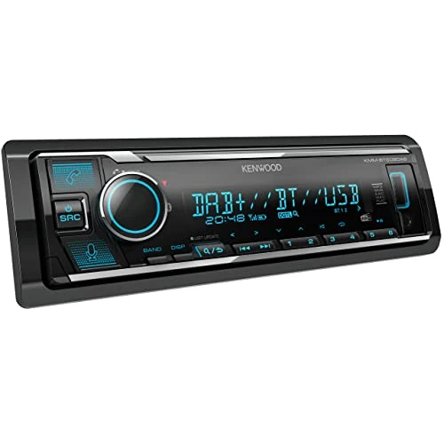 Zeitlich begrenztes Angebot: Kenwood KMM-BT508DAB - USB-Autoradio mit DAB+ & Bluetooth Freisprecheinrichtung (Amazon Alexa, Soundprozessor, USB, AUX, 2 x Pre-Out 2.5 V, 4 x 50 Watt, VAR. Beleuchtung, inkl. DAB+ Antenne) von 130.55 € auf 130.55 € (0.00% Ra
