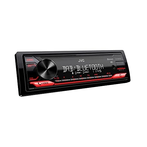 Offerta a tempo: JVC, Autoradio Bluetooth KD-X282DBT, Digital Media Receiver con DAB+, Chiamate in Viva Voce e Streaming Audio con App JVC, Display LCS, AUX frontale e USB Retroilluminata, Nero - 11% da 99.90 € a 88.57 €