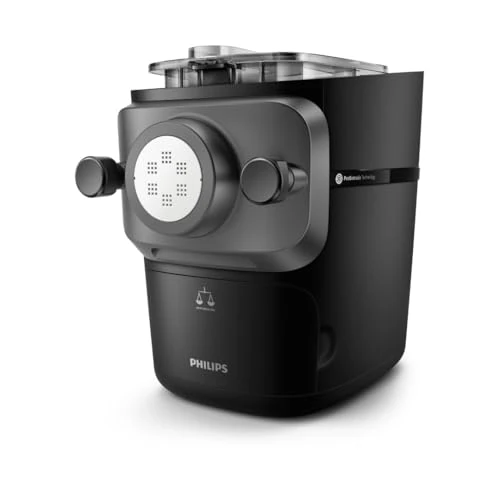 Oferta limitada: Philips Máquina Para Hacer Pasta 7000 Series - Tecnología ProExtrude, Pesaje Automático, Completamente Automático, 8 Discos Para Dar Forma, Negro (HR2665/93) de 289.99 EUR a 179.98 EUR (ahorro 38%)