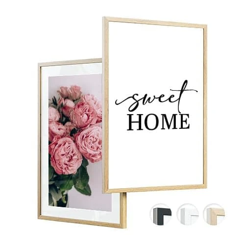 Oferta limitada: edihome, Marcos de Fotos A3, (2 Unidades), 29,7 x 42 cm, de Madera, Lamina Acrilica, para Título Universitario, Poster, Fotografias Boda, Comunión, Diplomas (Marrón - 2 Unidades) de 16.99 € a 14.24 € (ahorro 16%)