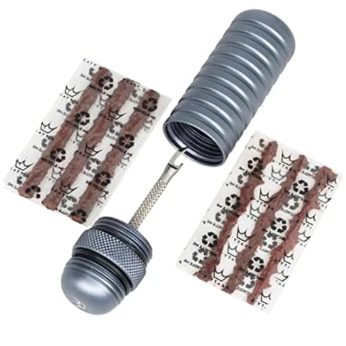 Oferta limitada: Peaty's Kit Profesional de Reparación de Pinchazos para Bicicletas - Horquilla única de un Solo Lado con Tapones de 1,5mm y 3mm, Sistema RáPido sin Aguja para Neumáticos sin CáMara - Gris de 27.99 € a 27.99 € (ahorro 0.00%)
