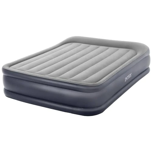 Offerta a tempo: Intex 64136ND - Materasso Dura-Beam Pillow Rest Deluxe Matrimoniale, Bicolore, con Pompa Elettrica Incorporata, 152x203x42 cm - 23% da 41.90 € a 32.08 €