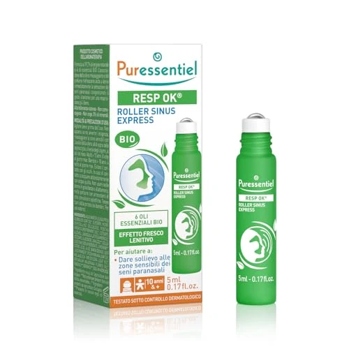 Limited-time offer: Puressentiel Respiratory Roll-on Sinus Express – Immediate Sinus Relief - 100% Plant-Based Formula - Organic Aloe Vera & Essential Oils - Pocket Size from 7.99 GBP to 7.99 GBP (save 0%)