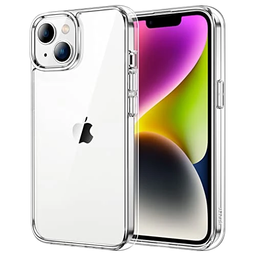 Offre limitee: JETech Coque pour iPhone 14 6,1 Pouces, Anti-Jaunissement Étui de Protection Antichoc, Housse Anti-Rayures Dos Transparente (Transparente) de 9.99 EUR a 9.49 EUR (economie 5%)