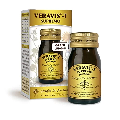 Dr Giorgini VERAVIS-T SUPREMO GRANI LUNGHI 30 g - (con senna, cicoria e rabarbaro che, favorendo la regolarità del transito intestinale, possono aiutare in caso di stitichezza)