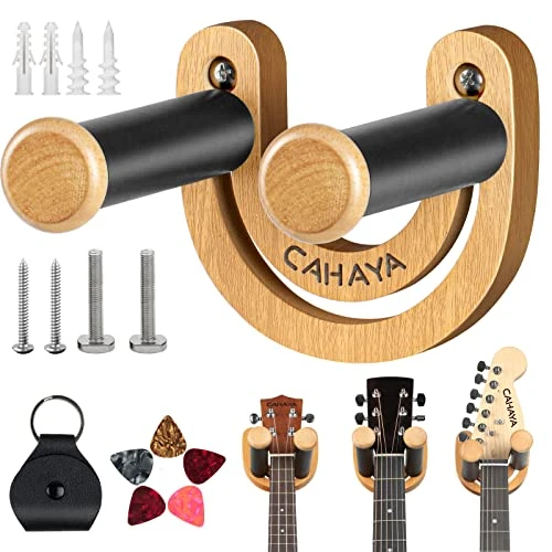 Limited offer: CAHAYA Wall Mount Hook Wooden Wall Guitar U-Shape Adjustable Wall Guitar Holder for Acoustic Guitar Classical Bass Ukulele Model CY0297 from 15.99 USD to 13.59 USD (save 15%)