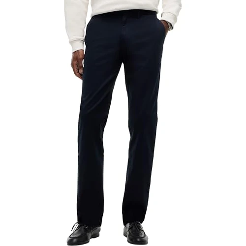 Offerta a tempo: Tommy Hilfiger Uomo Pantaloni Core Denton 1985 Pima Cotton Chino, Blu (Desert Sky), 32W/34L - 35% da 119.90 € a 77.99 €