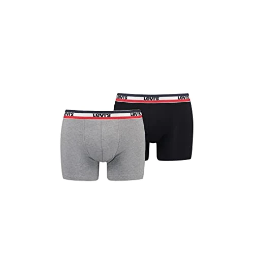 Offerta a tempo: Levi's Boxer, Boxer Uomo, Grigio (Middle Grey Melange 03), S - 15% da 26.99 € a 22.99 €