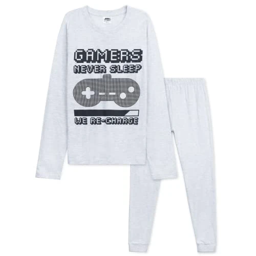 Limited offer: CityComfort Boys Pyjamas Long PJs Set Teens Football or Gaming Nightwear Comfy Loungewear Soft Sleepwear Gifts for Boys from 13.89 EUR to 11.11 EUR (save 20%)