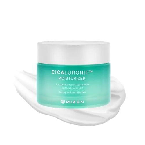 Limited-time offer: [MIZON] CICALURONIC MOISTURIZER (50ml) Korean Skincare - Centella Asiatica and Hyaluronic Acid - Rich Barrier Cream with Shea Butter + Squalane - Soothing & hydrating - Vegan formula from 23.00 £ to 18.90 £ (save 18%)