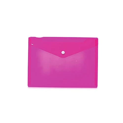 Oferta limitada: HERMA 20058 - Portadocumentos A5, color rosa transparente, con cierre de presión, sobre de plástico para escuela, universidad, oficina, viajes de 4.82 EUR a 4.82 EUR (ahorro 0%)