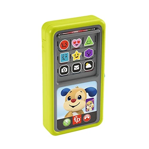 Zeitlich begrenztes Angebot: Fisher-Price Lernspaß 2-in-1 Smartphone - Spielzeugtelefon mit Lichtern und 75+ Liedern, Version: Englisch; Italienisch; Portugiesisch; Spanisch, HNL45 von 17.63 € auf 17.63 € (0.00% Rabatt)