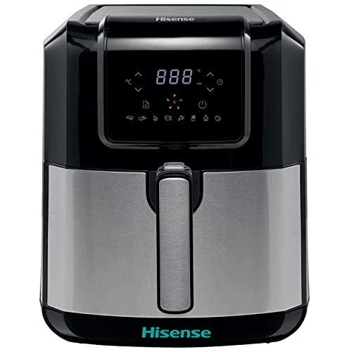 Limited-time offer: Hisense, Air Fryer, H06AFBS1S3, Power 1700W, Capacity 5 L with LED Display and Touch Controls, Digitally Adjustable Temperature BPA and PFOA Free from 101.59 GBP to 101.59 GBP (save 0%)