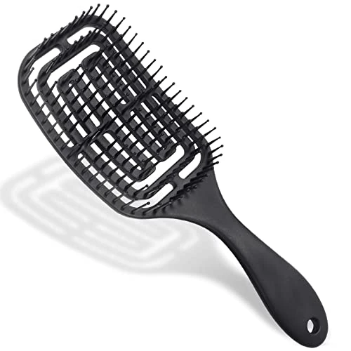 Offerta a tempo: Vinabo Spazzola per Capelli Ventilata Professionale Curva - 0.00% da 5.99 € a 5.99 €