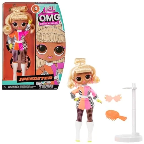 Tijdelijke aanbieding: LOL Surprise OMG Modepop - SPEEDSTER - Inclusief Modepop, Meerdere Verrassingen en Fantastische Accessoires - Geweldig Cadeau voor Kinderen vanaf 4 Jaar van 26.23 EUR naar 17.93 EUR (korting 32%)