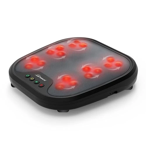 Tijdelijke aanbieding: Snailax Shiatsu Voetmassageapparaat met warmtefunctie, voetwarmer met 18 kneedmassagekoppen, massageapparaat voor alle voetmaten, elektrisch voetmassageapparaat voor ontspanning, cadeaus voor mannen van 68.90 EUR naar 68.90 EUR (korting 0%)