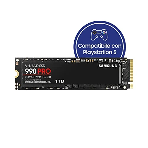 Limitiertes Angebot: Samsung 990 PRO NVMe M.2 SSD , 1 TB, PCIe 4.0, 7.450 MB/s Lesen, 6.900 MB/s Schreiben, Interne SSD für Gaming und Videobearbeitung, Schwarz, MZ-V9P1T0BW von 134.99 EUR auf 134.99 EUR (Spare 0%)