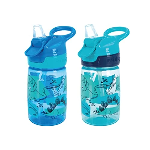 Oferta limitada: Nuby Incredible Gulp Botella Infantil, Pack de 2, 360 ml, +18 Meses, Dino de 14.99 € a 14.49 € (ahorro 3%)