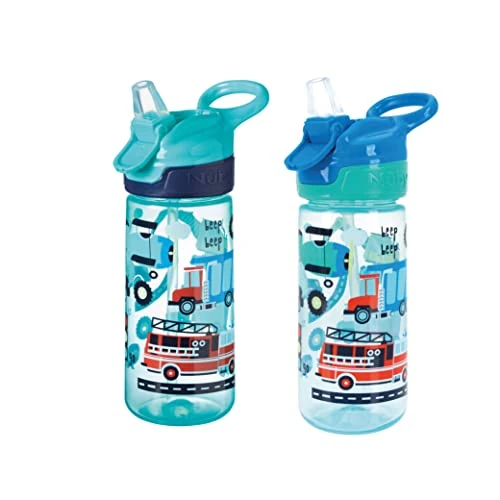 Offerta a tempo: Nuby Super Quench Borraccia Flusso Libero, 2 Pz, 540ml, 18+ Mesi, Traffico - 13% da 14.99 € a 12.99 €