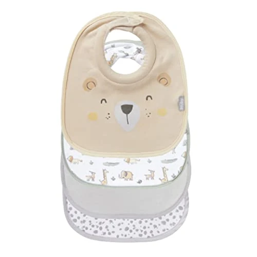 Limited-time offer: Nuby Snug and Dry Bibs Organic Cotton Machine Washable Padded Neckline 048526999460, One Size, (Pack of 4) from 9.99 £ to 9.99 £ (save 0.00%)