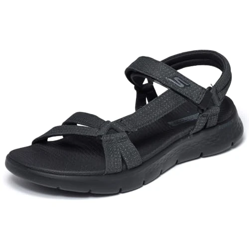 Offre limitée : Skechers Femme on-The Go Walk Flex Sandal-Sublime, Black Textile, 40 EU de 59.95 € à 56.70 € (5% de remise)