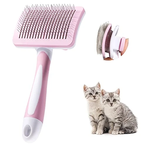 Offerta a tempo: Vinabo Spazzola per Gatti e Cani Autopulente, Cura del Pelo, Rosa - 0.00% da 6.99 € a 6.99 €