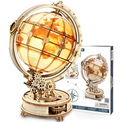 Oferta limitada: ROWOOD Puzzle 3D Madera Globo Luminoso, Maquetas para Construir Adultos, Luz Nocturna, Regalos para Adolescente de 49.99 EUR a 39.99 EUR (ahorro 20%)
