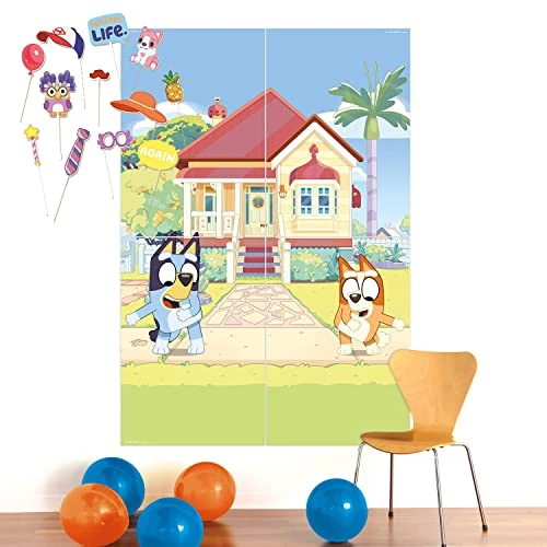 Offerta a tempo: Amscan 9915387 - Poster e oggetti di scena di carta Bluey - 0.00% da 20.77 € a 20.77 €